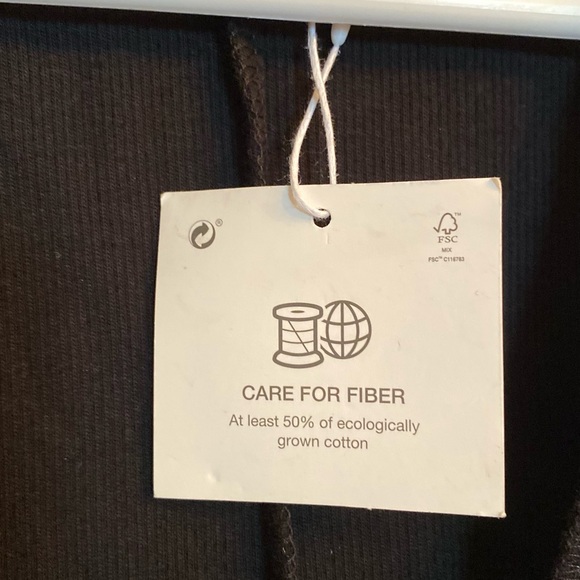 Zara ribbed lapel collared dress - Picture 7 of 7